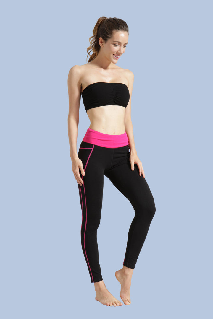 High Band Active Wear Legging with Pocket