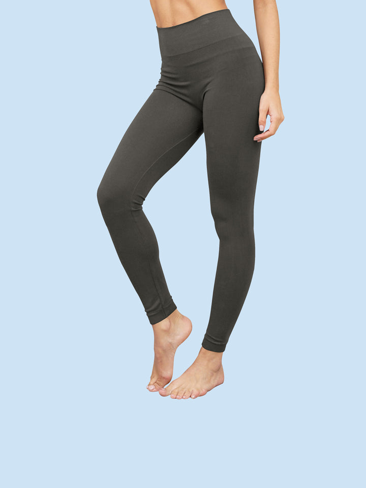Bamboo 3 Inch High Band Legging - Tummy Tucker