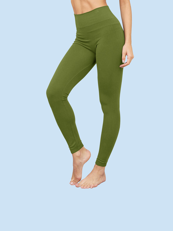 Bamboo 3 Inch High Band Legging - Tummy Tucker