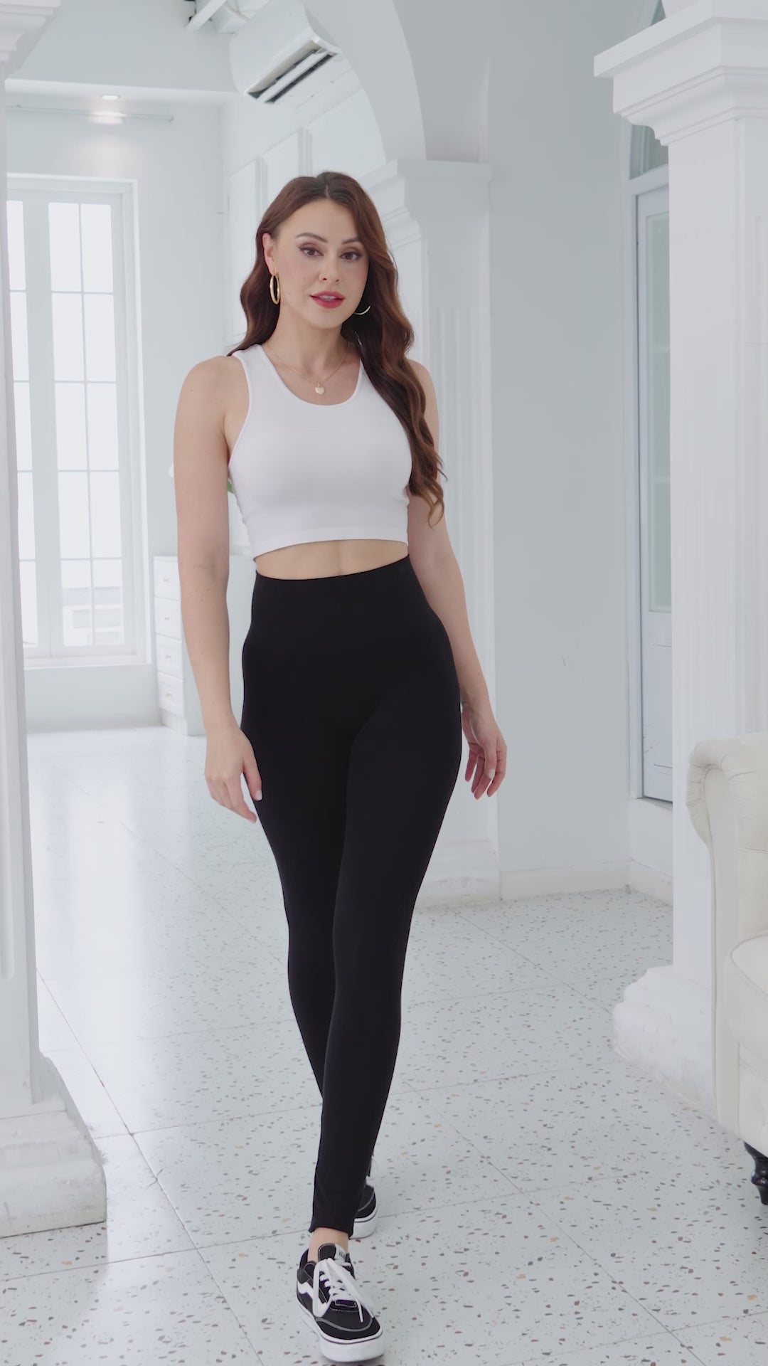 Bamboo 4 Inch High Band Legging - Tummy Tucker