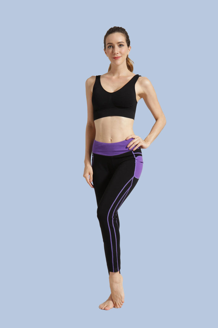 High Band Active Wear Legging with Pocket